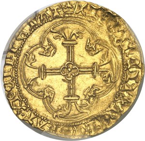 Charles VII (1422-1461). Écu d'or à la couronne 3e type, or écu neuf, 3rd issue (?) ND (January to May 1447), Toulouse.