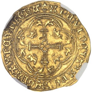Charles VII (1422-1461). Écu d’or à la couronne 3e type, ou écu neuf, 6e émission ND (1450-1461), Toulouse.