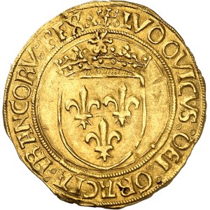 Louis XII (1498-1514). Écu d’or au soleil ND, Lyon.