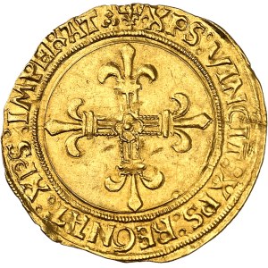 Louis XII (1498-1514). Écu d’or au soleil ND, Lyon.