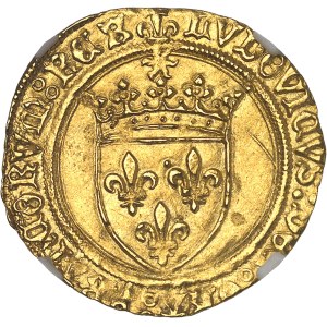 Louis XII (1498-1514). Écu d’or au soleil ND, Montpellier.