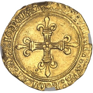 Louis XII (1498-1514). Écu d’or au soleil ND, Montpellier.