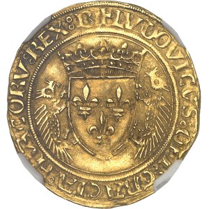 Louis XII (1498-1514). Écu d’or au porc-épic ND (1507-1515), B, Bourges.