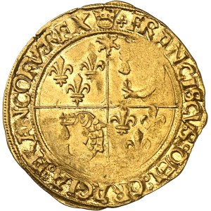 François Ier (1515-1547). Écu d’or au soleil du Dauphiné, 1er type, 3e émission ND (1525-1528), Crémieu.