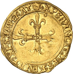 François I (1515-1547). Écu d'or au soleil du Dauphiné, 1st type, 3rd issue ND (1525-1528), Crémieu.