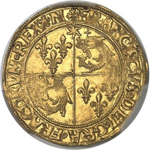 François Ier (1515-1547). Écu d’or au soleil du Dauphiné, 2e type, 3e émission ND (22 mars 1527- 18 mars 1528), Grenoble.