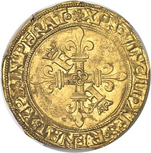 François I (1515-1547). Écu d'or au soleil du Dauphiné, 2nd type, 3rd issue ND (March 22, 1527-March 18, 1528), Grenoble.