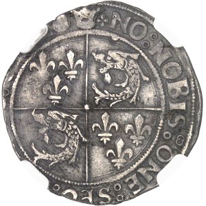 François Ier (1515-1547). Demi-teston du Dauphiné, 1er type ND (1525-1528), Crémieu.