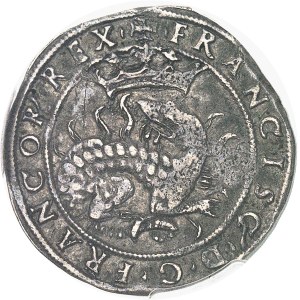 François Ier (1515-1547). Gros de six sous, à la salamandre ND (1515-1516), Milan.