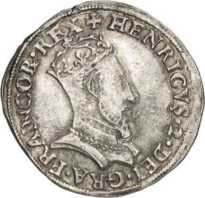 Henri II (1547-1559). Teston with crowned bust 1553, G, Poitiers.