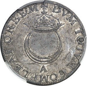 Henri II (1547-1559). Teston au croissant, au moulin de Paris ND (1552), A, Paris.