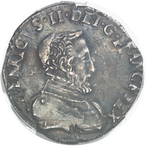 Henri II (1547-1559). Demi-teston du Dauphiné 1561, Z, Grenoble.