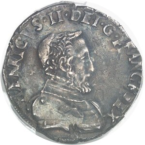 Henri II (1547-1559). Demi-teston du Dauphiné 1561, Z, Grenoble.