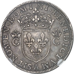 Charles IX (1560-1574). Piéfort quadruple du teston 1573, A, Paris.