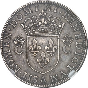 Charles IX (1560-1574). Piéfort quadruple du teston 1573, A, Paris.