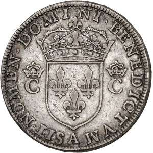 Charles IX (1560-1574). Piéfort double du teston 1573, A, Paris.