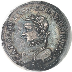 Charles IX (1560-1574). Halfeston, 2nd type 1567, E, Tours.