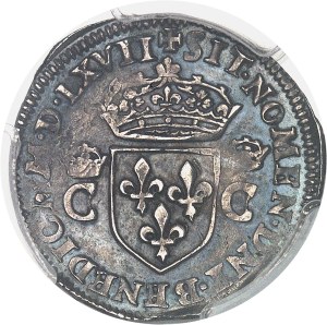Charles IX (1560-1574). Halfeston, 2nd type 1567, E, Tours.
