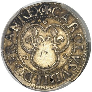 Charles IX (1560-1574). Essai d’argent du denier tournois ND (1560-1574), D, Lyon.
