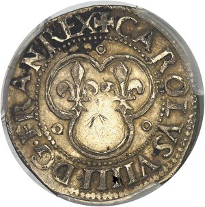 Charles IX (1560-1574). Essai d'argent du denier tournois ND (1560-1574), D, Lyon.
