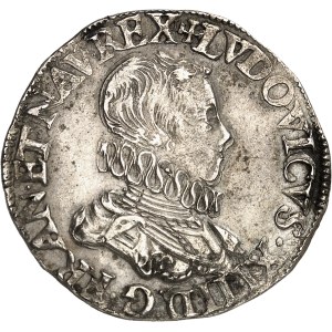 Louis XIII (1610-1643). Demi-franc, 7e type 1615, X, Amiens.