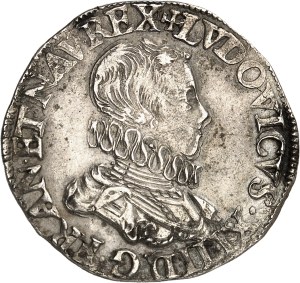 Louis XIII (1610-1643). Half-white, 7th type 1615, X, Amiens.