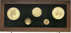 Louis XIII (1610-1643). Boxed set of the five 