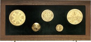 Louis XIII (1610-1643). Boxed set of the five 