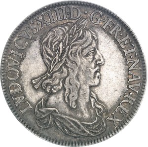 Louis XIII (1610-1643). Silver shield, 2nd type (1st Warin mark) 1642, A, Paris (rose).