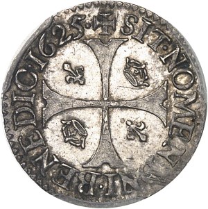 Louis XIII (1610-1643). Douzain d'argent au moulin 1625, A, Paris.
