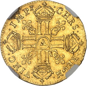 Louis XIV (1643-1715). Louis d'or à la tête nue 1669, A, Paris.