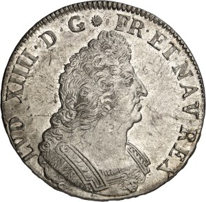 Louis XIV (1643-1715). Palm shield 1695, X, Amiens.