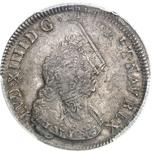 Louis XIV (1643-1715). Écu de Flandre aux insignes, 1st type 1703, W, Lille.