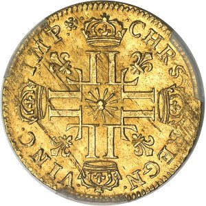 Louis XIV (1643-1715). Louis d’or au soleil 1710, A, Paris.