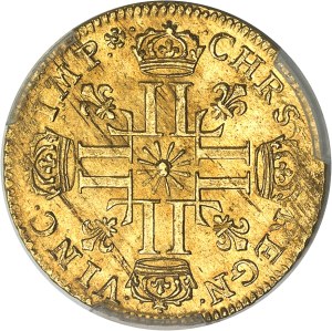 Louis XIV (1643-1715). Louis d'or au soleil 1710, A, Paris.