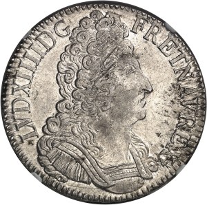 Louis XIV (1643-1715). Three-crown shield 1709, S, Reims.