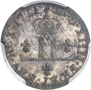 Louis XIV (1643-1715). Pièce de XXX deniers aux 2 L couronnées, dite 