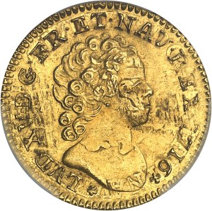 Louis XV (1715-1774). Louis d'or aux insignes, 2nd type 1716, A, Paris.