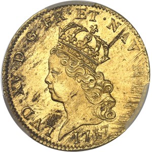 Louis XV (1715-1774). Louis d’or dit “de Noailles” 1717, A, Paris.