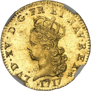 Louis XV (1715-1774). Demi-louis d'or dit 
