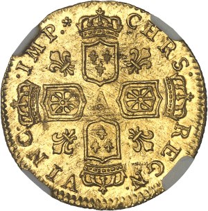 Louis XV (1715-1774). Demi-louis d'or dit 