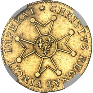 Louis XV (1715-1774). Louis d’or à la croix chevalier 1719, A, Paris.