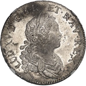Louis XV (1715-1774). Demi-écu de France-Navarre 1718, W, Lille.