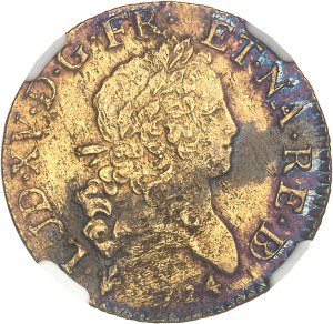 Louis XV (1715-1774). Louis d'or dit Mirliton de Béarn, aux palmes longues 1724, Pau.