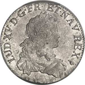 Louis XV (1715-1774). Écu de France, new flan 1724, O, Riom.