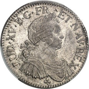 Louis XV (1715-1774). Shield of eight Ls 1724, V, Troyes.