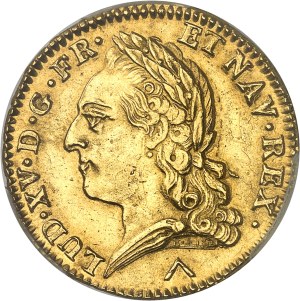 Louis XV (1715-1774). Double louis d'or à la vieille tête 1773, W, Lille.