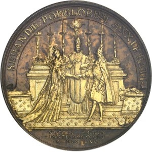 Louis XV (1715-1774). Médaille, mariage de Louis XV et Marie Leszczynska, par Jean Duvivier, Frappe spéciale (SP) 1725, Paris.