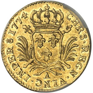 Louis XVI (1774-1792). Louis d’or aux palmes 1774, A, Paris.