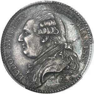 Louis XVI (1774-1792). Silver test of the Louis d'or dit 